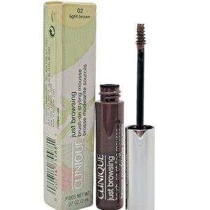 NIB Full Size Clinique Just Browsing Brush On Styling Mousse Light Brown